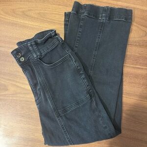 Anthropologie Pilcro Charcoal Black Stretchy Denim Jeans